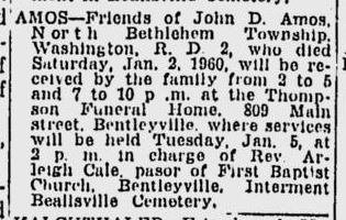 John D. Amos obit